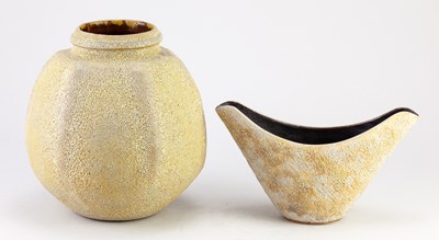 Lot 88 - CHRIS CARTER (born 1945); a faceted stoneware...