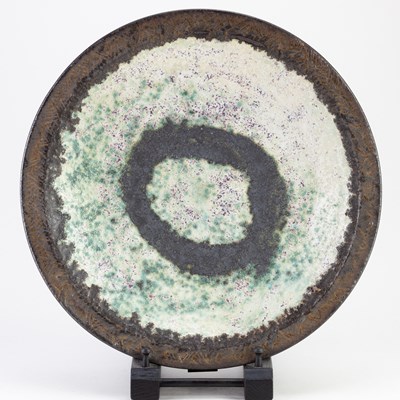 Lot 94 - CHRIS CARTER (born 1945); a stoneware charger...