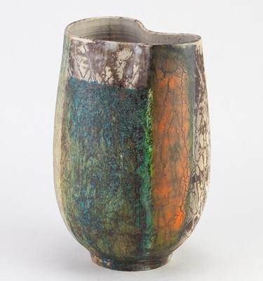 Lot 567 - TONY LAVERICK (born 1961); a stoneware vase...