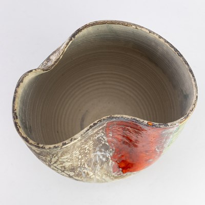 Lot 567 - TONY LAVERICK (born 1961); a stoneware vase...