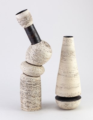 Lot 124 - DAMEON LYNN (born 1972); two stoneware...