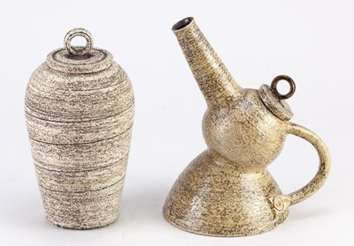 Lot 123 - DAMEON LYNN (born 1972); a stoneware teapot...