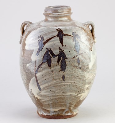 Lot 260 - JIM MALONE (born 1946); a lugged stoneware...