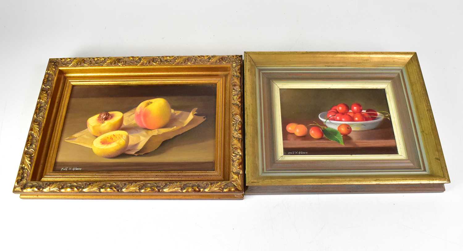 Lot 652 - ERIK W. GLEAVE (1916-1995); two oils on board,...