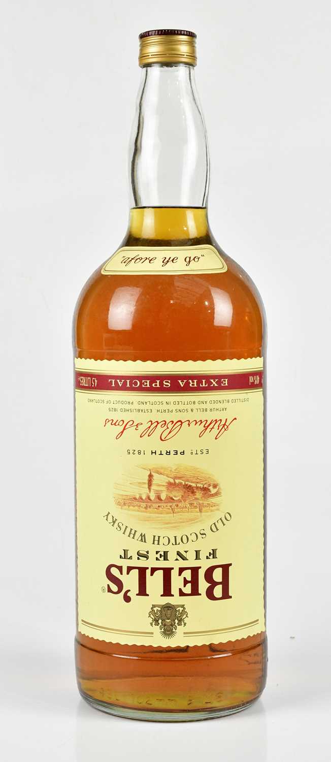 Lot 4039 - WHISKY; a 4.5 litre bottle of Bell's extra...