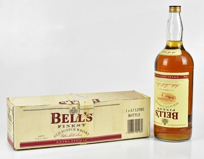 Lot 4039 - WHISKY; a 4.5 litre bottle of Bell's extra...