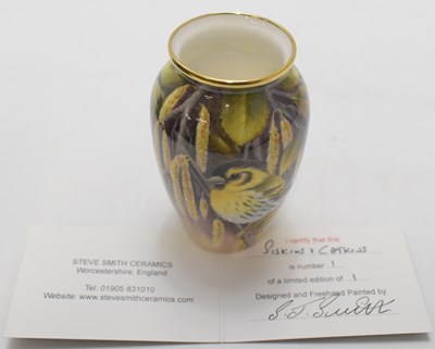 Lot 496 - STEVE SMITH CERAMICS; a boxed free-hand...