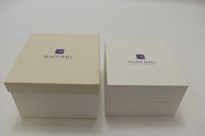 Lot 486 - ELLIOT HALL ENAMELS, WORCESTERSHIRE; a boxed...
