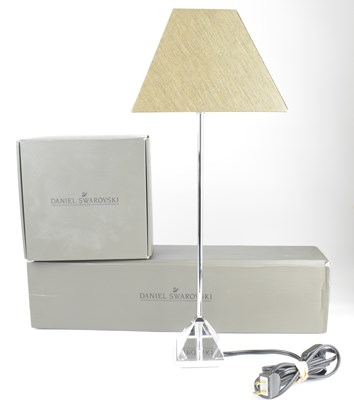 Lot 74 - DANIEL SWAROVSKI; a boxed 'Luxor' table lamp...