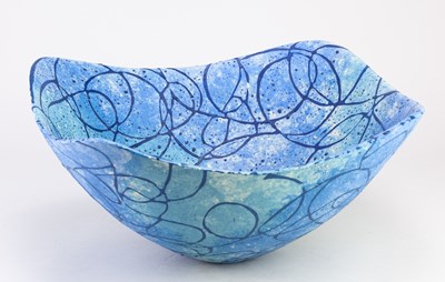 Lot 77 - CAROLYN GENDERS (born 1957); 'Graffiti Bowl',...