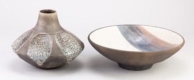 Lot 562 - TIM ANDREWS (born 1960); an angular raku...