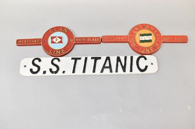 Lot 28 - SHIPPING INTEREST; two Merchant Navy Class...