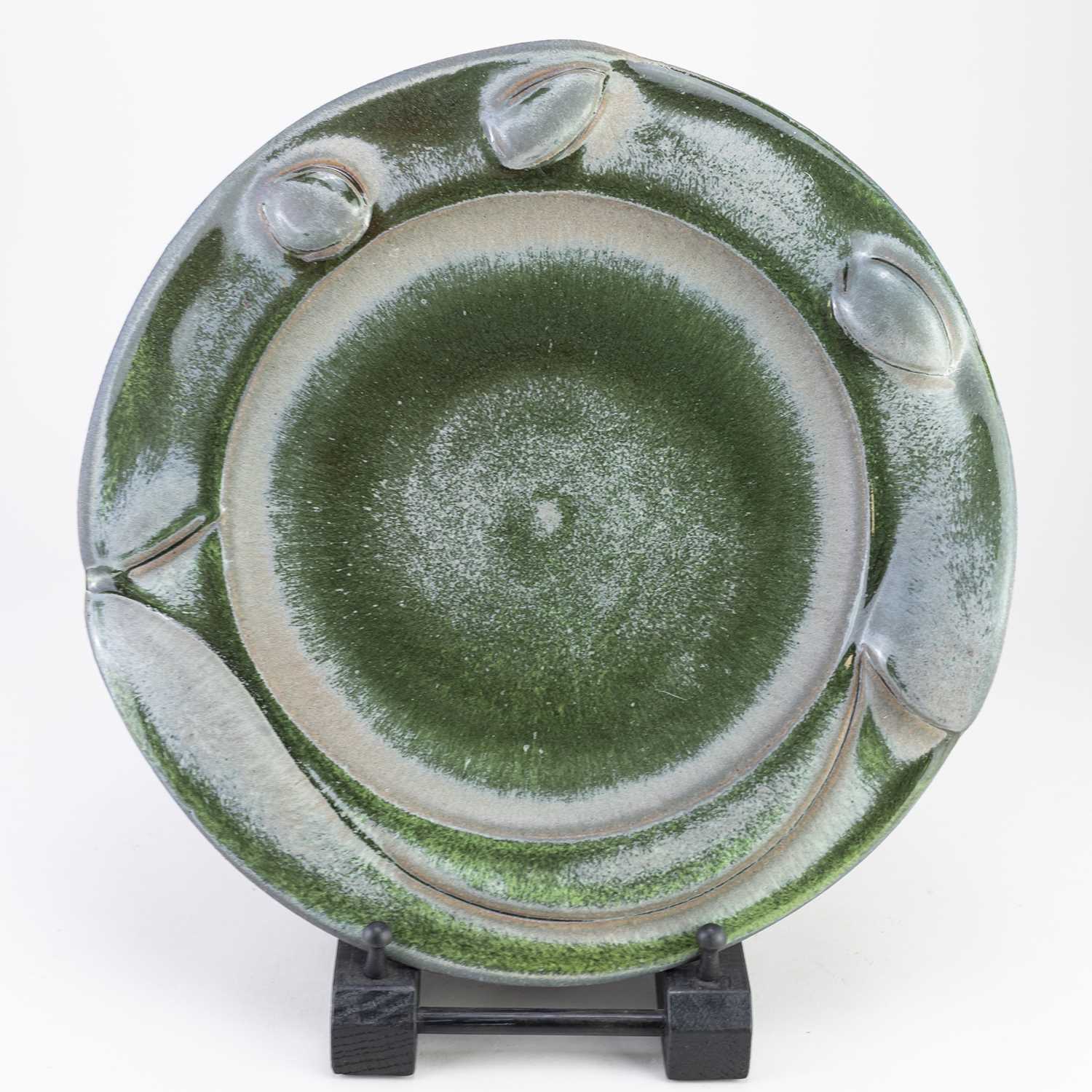 Lot 101 - CHRIS GUSTIN (born 1952); a large stoneware...