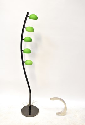 Lot 79 - DANA LIGHT; a contemporary black chrome...