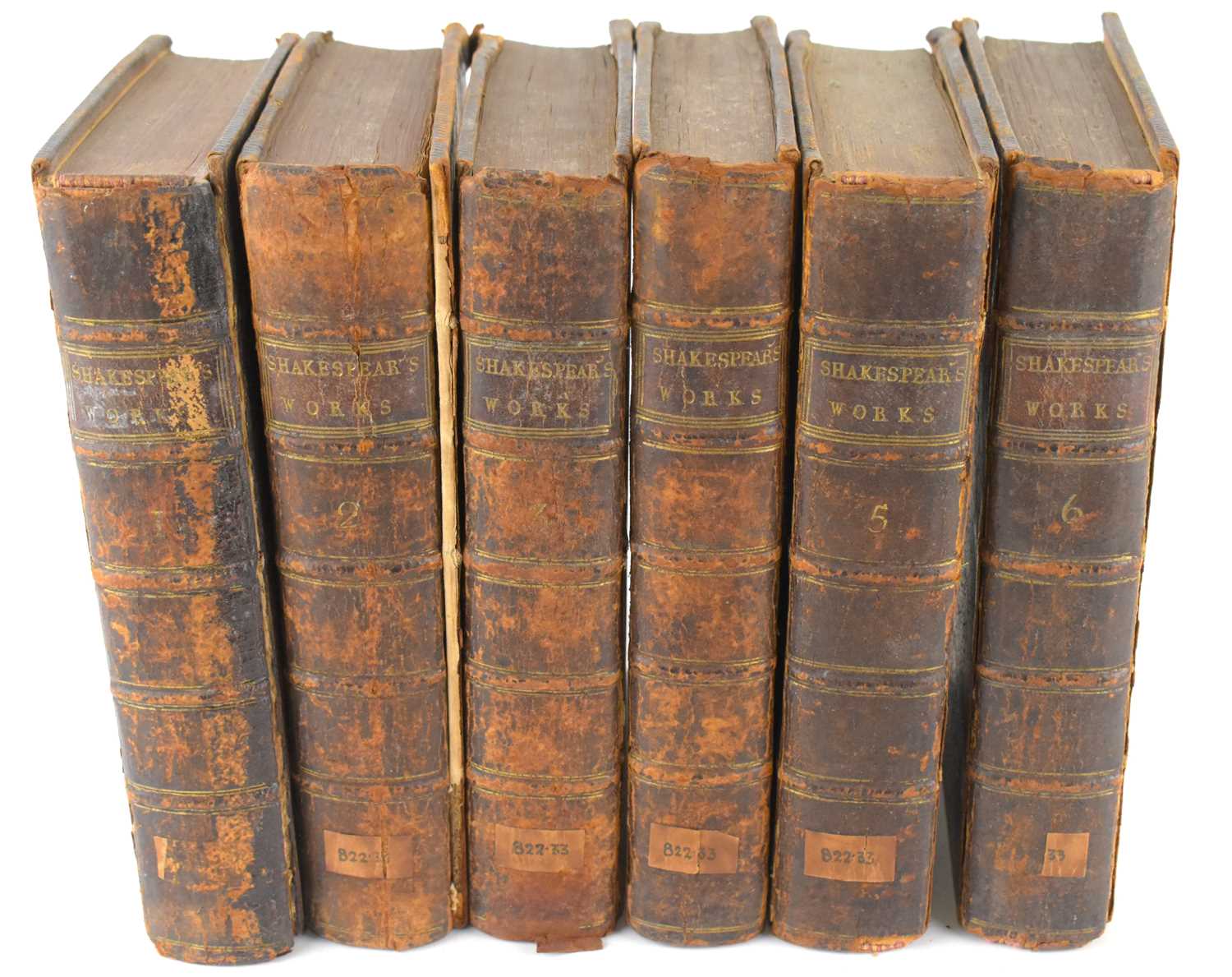 Lot 708 - SHAKESPEARE; 'The Works of Shakespeare in Six...