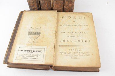 Lot 708 - SHAKESPEARE; 'The Works of Shakespeare in Six...