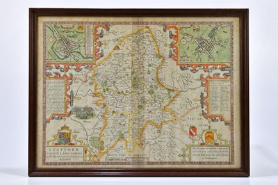 Lot 467 - JOHN SPEED; a 17th century map of...