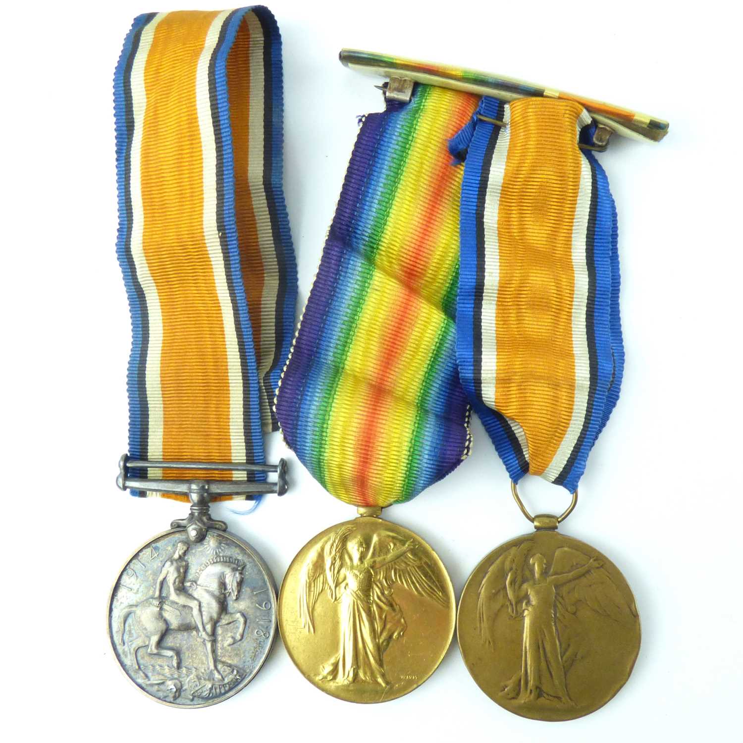 Lot 378 - Three WWI medals