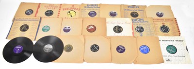 Lot 477 - A collection 78rpm records, to include three...