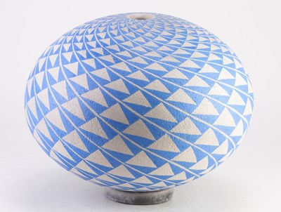 Lot 234 - ILONA SULIKOVA (born 1949); a raku vessel...