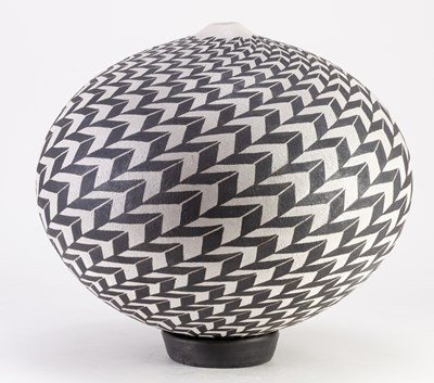 Lot 232 - ILONA SULIKOVA (born 1949); a raku vessel...