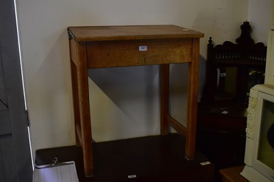 Lot 1001 - Two pine school desks (2).