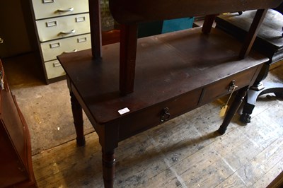 Lot 1022 - A 19th century writing table with two dummy...