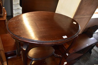 Lot 1027 - An Edwardian mahogany occasional table,...