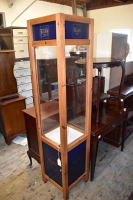 Lot 1028 - A modern pine display cabinet for Henry Julien,...