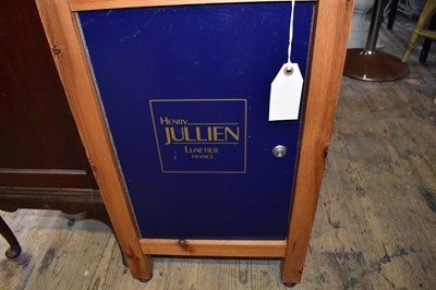 Lot 1028 - A modern pine display cabinet for Henry Julien,...