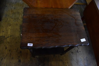Lot 1029 - A Victorian walnut octagonal topped occasional...