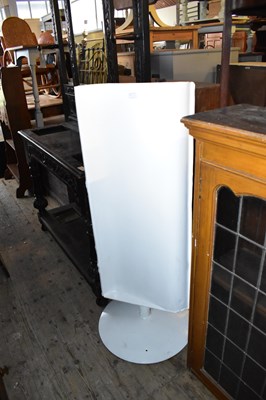 Lot 1075 - A painted bookcase top with leaded glazed...