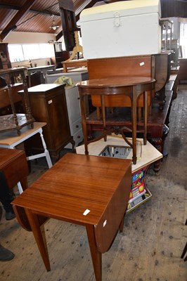 Lot 1130 - An Edwardian inlaid mahogany occasional table...