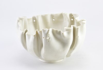 Lot 368 - MARY ROGERS (1929-2012); a porcelain footed...