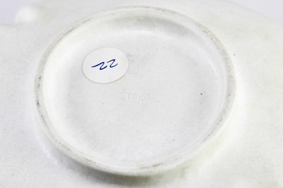 Lot 368 - MARY ROGERS (1929-2012); a porcelain footed...