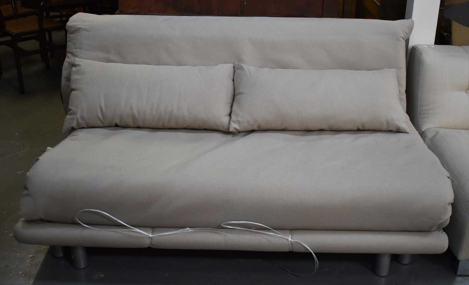 Lot 487 - LIGNE ROSET; a modern French sofa bed.