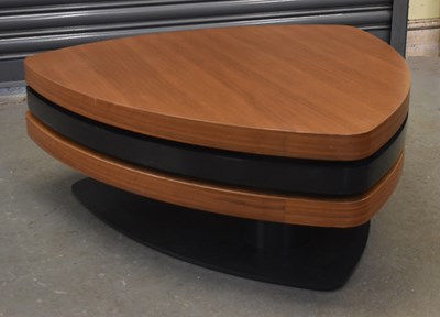 Lot 49 - A stylish contemporary coffee table composed...