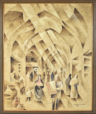 Lot 207 - PARVIZ KALANTARI (Iranian, born 1931); oil and...