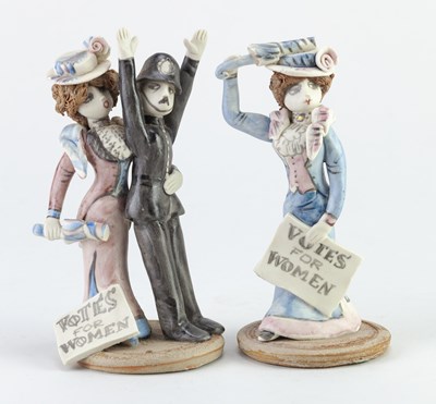 Lot 221 - HILARY BROCK (born 1933); 'Votes for Women',...