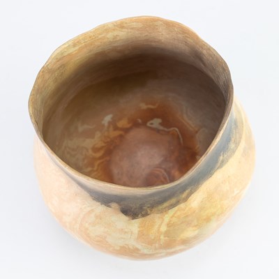 Lot 159 - ELSPETH OWEN (born 1938); a smoke fired...