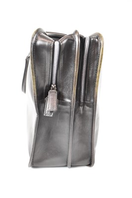 Lot 4 - BERLUTI; a brown leather bag, 41 x 29 x 12cm.