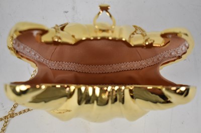 Lot 5 - CHARLOTTE OLYMPIA; a gold plated brass...