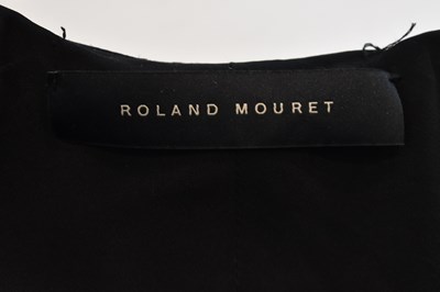 Lot 33 - ROLAND MOURET; a black leather and fabric full...
