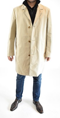 Lot 119 - LORO PIANA; a cream cotton Storm System full...