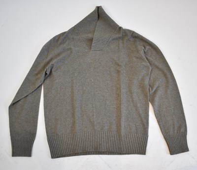 Lot 165 - LORO PIANA; a beige 100% cashmere sweater with...