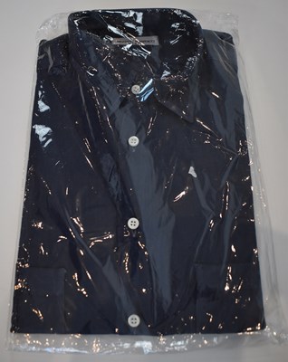 Lot 295 - MARIANO RUBINACCI; a navy blue cotton long...