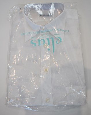 Lot 296 - MARIANO RUBINACCI; a white cotton long sleeve...