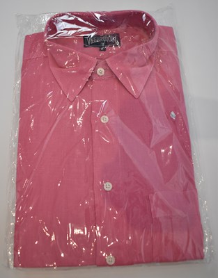 Lot 310 - VILEBREQUIN; a pink linen long sleeve shirt,...