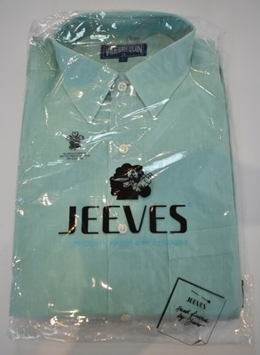 Lot 313 - VILEBREQUIN; a green linen long sleeve shirt,...