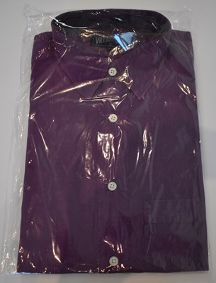 Lot 314 - VILEBREQUIN; a purple linen long sleeve shirt,...